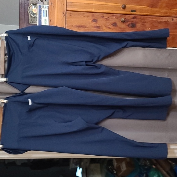 Medcouture Maternity Scrub Pants Bundle of 2 Womens Navy Stretch Panel 2XL READ - Picture 5 of 12